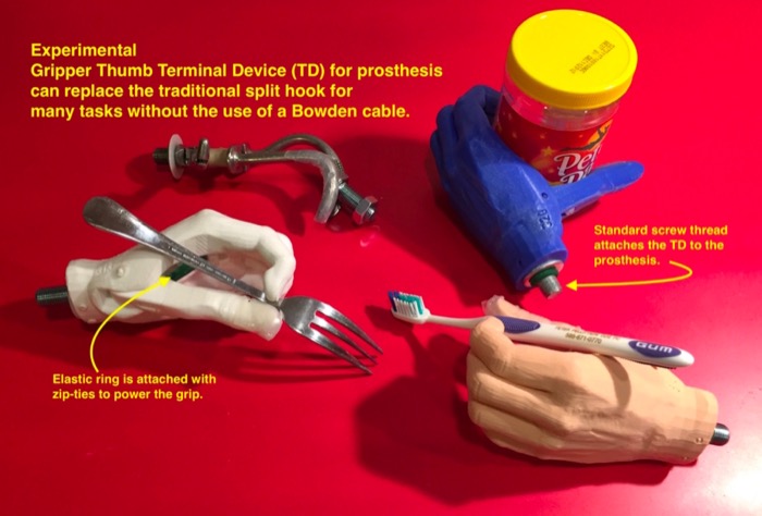 Gripper Thumb Terminal Device